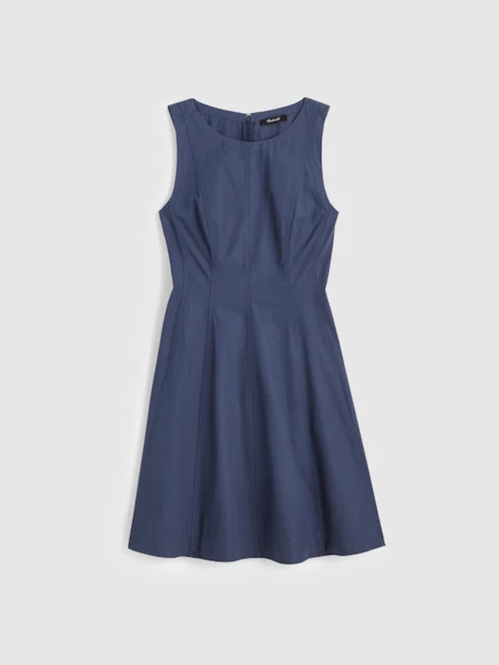 Madewell Rylee Sleeveless A-Line Dress in Navy